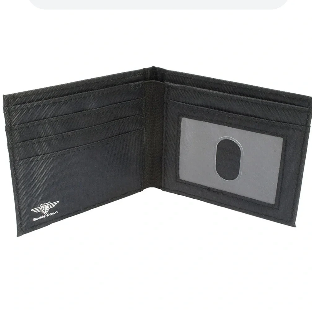 🖤🩸NWT- BUCKLE-DOWN Canvas Bi-Fold Wallet - Freddy Pose2 + Hand Scratching🩸🖤